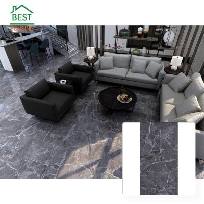 China Hot Selling Cheap Wholesale Flooring Ceramic Tiles Antique Rustic Tiles 1800x900mm Dark Gray for sale