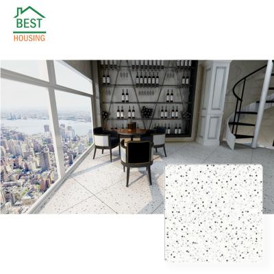 China Firebrick Foshan Factory Matte Glazed Full Porcelain Tiles Terrazzo Floor Look Cheap Ceramic Floor Tile for sale