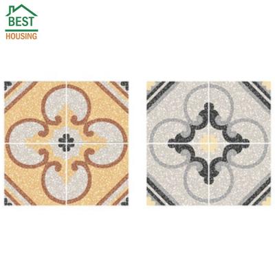 China Modern Decorative Tile Flower Pattern 20x20cm Porcelain Tile for sale