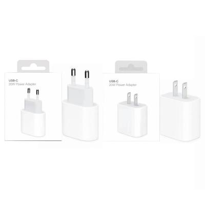 China Mobile Phone CE Certification EU USA PD 18/20w PD QC Quick Wall Charger Adapter USB-C For Original 20w Charger iPad Iphone13 12 Type-C for sale