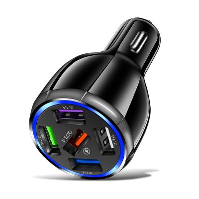 China Mobile Phone Charger QC3.0 Car Charger QC3.0 Car Charger 5USB Fast Quick Fast Towing Five Mobile Phone Charger for sale