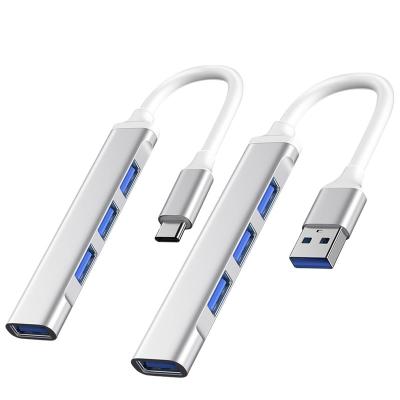 China USB C HUB 3.0 Type C 3.1 Multi Left Splitter 4 Adapter OTG For Xiaomi Lenovo Macbook Pro 13 Pro 15 USB C HUB HUB002 Air PC Computer Accessories for sale