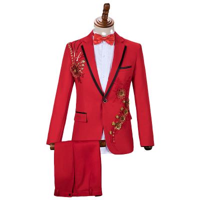 China Anti-wrinkle supplier chinese coat suits for men suits custom made mens african suits for men for sale