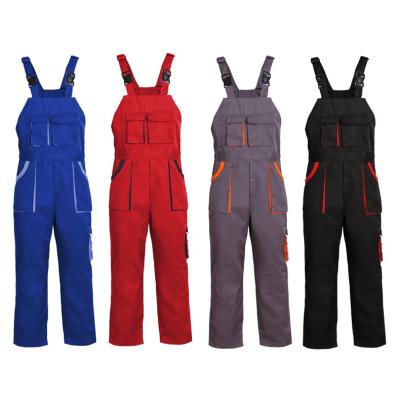 China Cotton Factory Price Bib New Overalls Loosen Overalls 4S Customized Car Beauty Suspender Pants With LOGO for sale