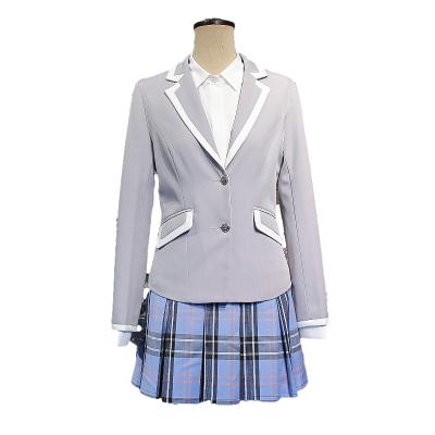 China Amazon hot sale school uniforms girls school uniform young girl high school uniform menina custom for sale