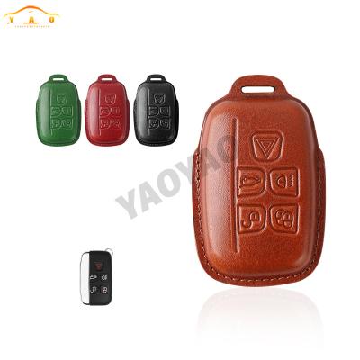 China Protect Car Original Key Luxury leather car key fob cover for Land Rover Range Rover Sport Evoque Freelander2 for sale