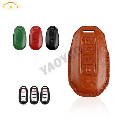 China Protect Car Original Key Luxury leather key protector cover case for Infiniti QX50 QX60 Q60 Q70 accessories for sale