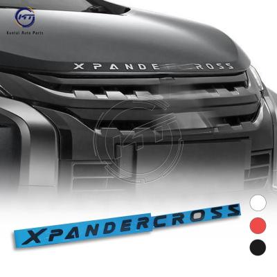 China Business/Luxury For Mitsubishi xpander cross Letters car hood trunk emblem badge Custom ABS decal xpander bodykit for sale