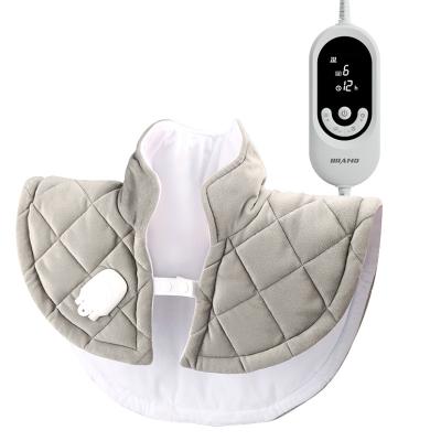 China 220v Heat Therapy 220v Shoulder Heating Pad Electric Heating Pad Neck Shoulder Pad Far Infrared Heating Pad for sale