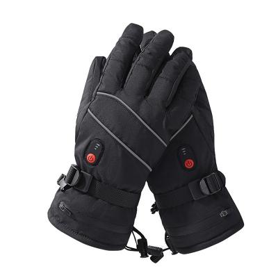 China Touch Screen Heated Gloves for Men Women, Rechargeable Electric Heated Gloves, Heated Ski Gloves and Snowboarding Glove for sale