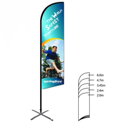 China Sydney Marathon Feather Flag Advertising Polyester Flying Beach Banner Flags for sale