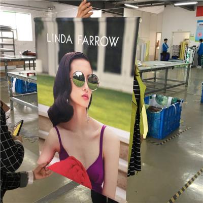 China Waterproof And Waterproof UV Ink Printed Indoor Wall Vinyl Promotion Flag Banner Hanging Poster for sale