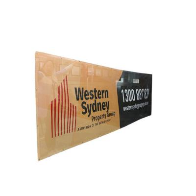 China 4 Color PVC Waterproof and Waterproof Vinyl Mesh Banner Printing Custom Banner for sale