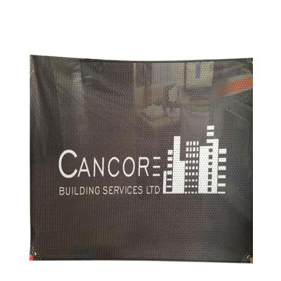 China Custom Wind Waterproof and Impermeable Mesh Banners Fabric Mesh Banner Resistant on Scaffolding, Barriers and Building Wraps for sale