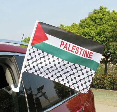 China Outdoor Custom Print Flag Palestine FLYING Outdoor Car Flag For Festivals / Event / Adertising for sale