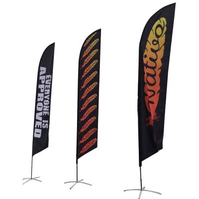 China Feather Flag Swooper Flag and Flying Welcome Poles Kit Advertising Flag for Open Store for sale