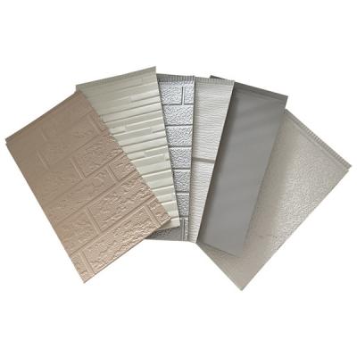 China Modern Decorative PU Foam Sandwich Panel PU Sandwich Panels 16mm Decorative Panel for sale