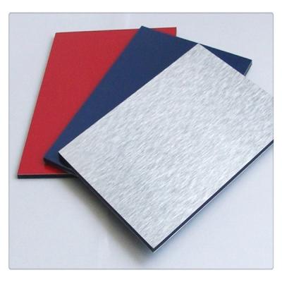 China Exterior silver alucobond aluminum composite panel brushed silver dibond for sale