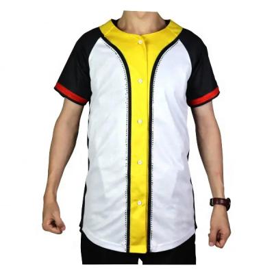 China Breathable Free Design Cheap Baseball Uniforms Blank Logo Baseball Uniform Set Custom Made for sale