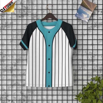 China Best Selling Breathable Digital Printing Baseball Tank Top Logo Design Baseball Uniform Custom Made for sale