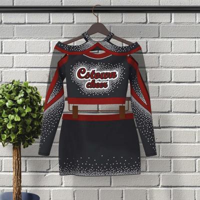 China OEM Breathable Service Suppliers Cheerleading Uniforms Long Sleeve Pretty Allstar Cheerleading Uniforms for sale