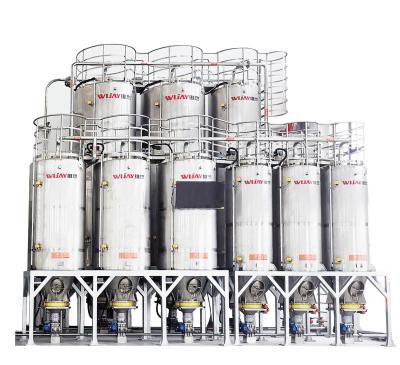 China Cylindrical Material Silo Feed Storage Silo For Powder Granular for sale