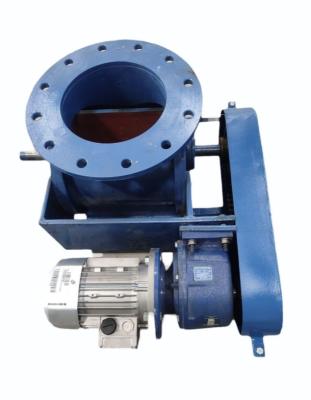 China Output 1TPH 2TPH Rotary Airlock Valve For Dust Collector Chain Drive for sale