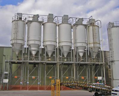 China 10M Dia Braw Material Silo 5000T Bulk Material Storage Silos Te koop