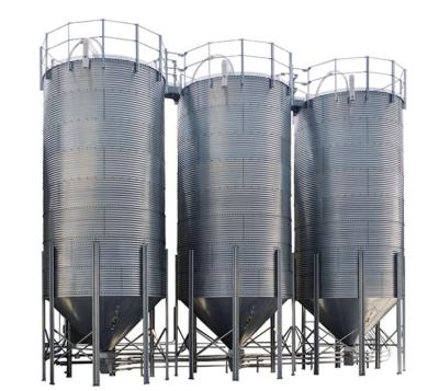 China Galvanisierte Rohstoffe Silo 30m Stahlsilos für Getreidespeicher zu verkaufen