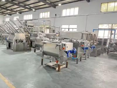 China Consistent Powder Meter Mix System Gravity Or Pneumatic Blending Mixing System for sale