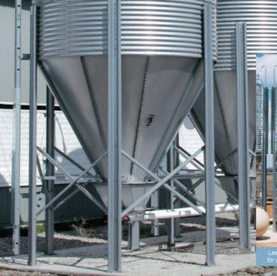 China Voederopslag silo 6m-27m gegalvaniseerde silo Ruimtebesparing Te koop