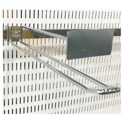 China Hanging goods double wire U shape display hook retail wire display rack wholesale hooks for sale