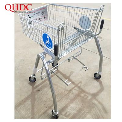 China sustainable & Rustproof Disabled Shopping Trolleys For Wheelchair Disabled Customers In Supermarkets for sale