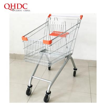 China sustainable & Antirust Shopping Push Trolley Supermarket Trolley Standard Dimensions for sale