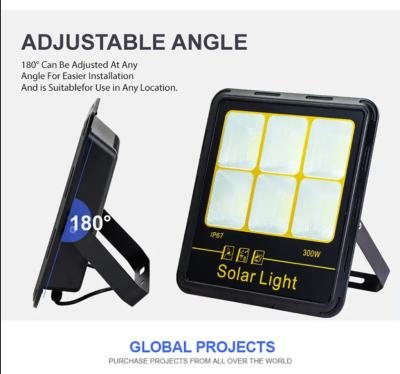 China Solar Flood Lights  Waterproof Outdoor 200w 300w 400w Led Solar Garden Flood Light for sale