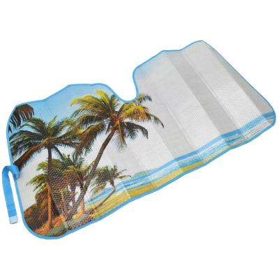 China Nice Collapsible Beach Folding Car Sun Shade For Shops for sale