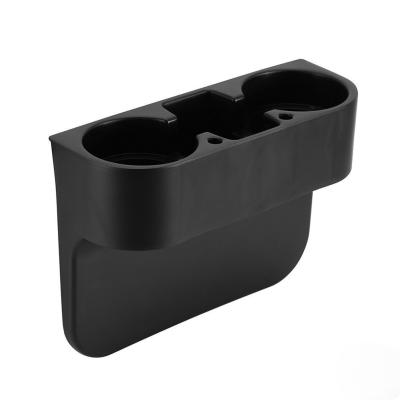 China Brief & Single Color Car Seat Side Pocket Gap Split Pocket Storage Organizer Water Cup Holder Storage Box for sale