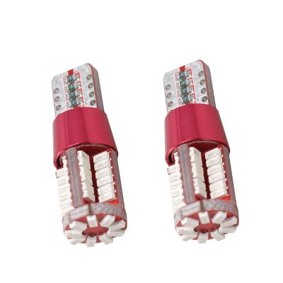 China 57SMD Canbus T10 W5W Car LED Lamp Small Width Light Bulbs DRL T10 for sale