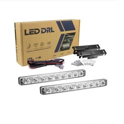 China 2PCS Car LED Steering DRL Daytime Running Light Daytime Running Light With Turn Signal LAMP Bulb Turn Light White+Yellow for sale