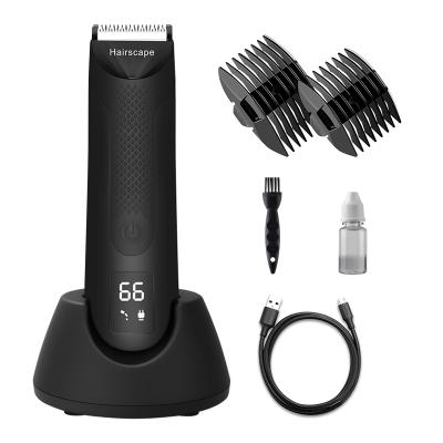 China Rechargeable Precision Cut 0 Overlap Blade Men Grooming Electric Body Hair Trimmer For Men for sale