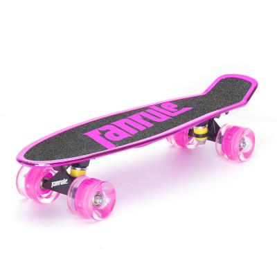 China Patented Kid Custom Design Factory Price 22 Inch PP Fish Skateboard Fishboard Kids Cruiser Skateboard for sale