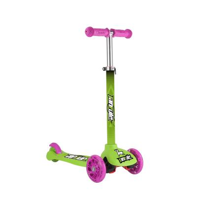 China PP Patented Three Year Old And Up New Design Three Wheel Children Kids Scooter No Folding With LED Lights Kick Scooter Foot Scooter for sale