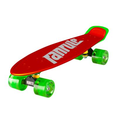 China Patented Youth Custom Design OEM Factory 22 Inch Cruiser Board Fish Skateboard for sale