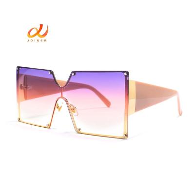 China Fashion Sunglasses 2022 new oversized shades square custom sun glasses fashion sunglasses for sale