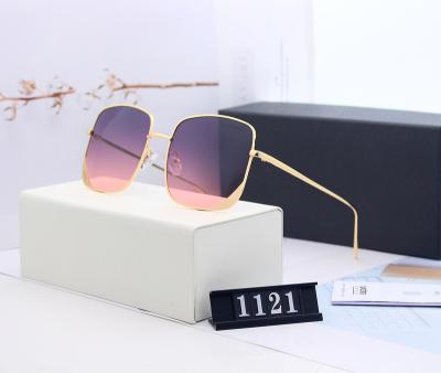 China Fashion sunglasses 2022 new polaroid sunglasses for men and women metal sunglasses shape trend square thin round face glasses for sale