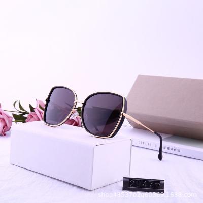 China New fashion sunglasses polarized sunglasses for men and women color film sunglasses fashion trend large frame thin face glasses for sale