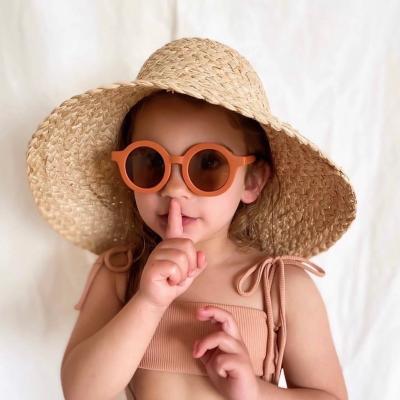 China Sports Sunglasses RTS Round Frame Child Sunglasses Children Kids Sunglasses For Baby for sale