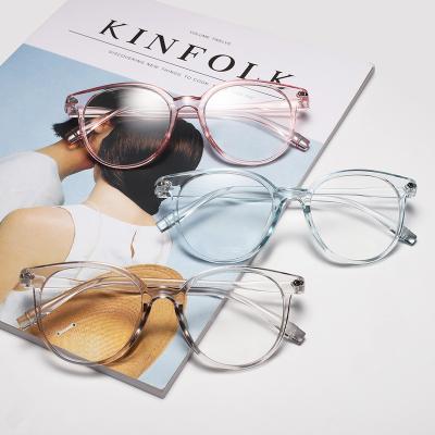 China Fashion Sunglasses Wholesale Cheap Optical Frames Women PC Glasses Frame Optical Transparent Frame Manufacturing for sale