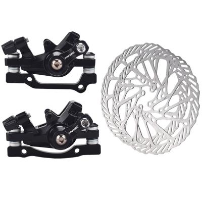 China BMX FMFXTR MTB Disc Brake Bike Alloy Mechanical Disc Brake Rotor 160MM Calipers Cut Out Rotor Set Front Rear Mountain Bicycle Parts for sale