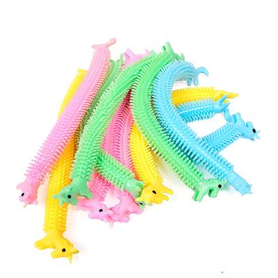 China Stress Release Wiggly New TPR Stretch String Rope Anti Autism Stuffy Person Stretch String Toys Worm Noodle Stress Stuffer Toys For Kids Adults for sale